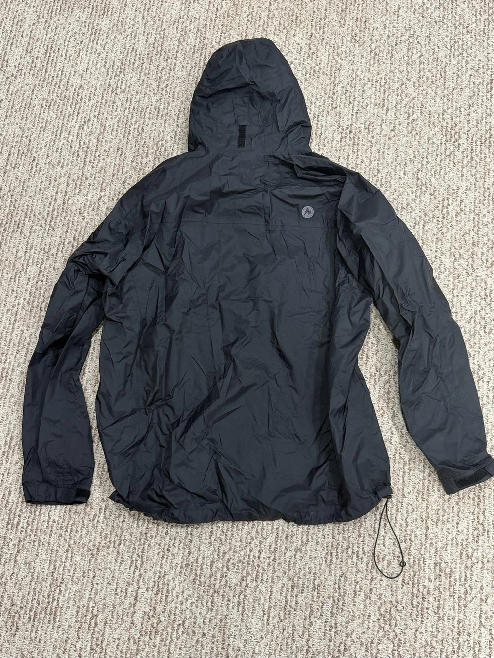 Marmot Men's Black Hooded Waterproof Jacket